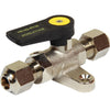 Compression Ball Valve Foot Mount 5/16" x 5/16"