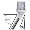 360° pull-out white pole light 30° on axis