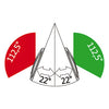 NEMO LED navigation lights -left+right 112.5° Blister - recess mounting