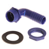 Plastic 20mm Angled Connector 3/4" BSP (Pack of 10)
