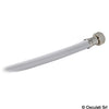 PVC shower hose white 4 m