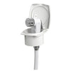 Boris shower white finish PVC hose 2.5 mm