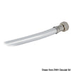 Push button shower white PVC hose 4 m