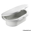 Oval shower enclosure + door rear outlet 185x131