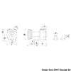 Self priming pump +clutch 42mm