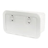 White locker w/lid 500 x 250 mm F-front