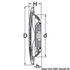 Pairs of dual cone ultra slim speakers 4" - black