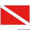 Scuba diving flag 20 x 30 cm