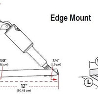 Lenco Stainless Steel Trim Tab Kit (Edge Mount / 9" x 9")