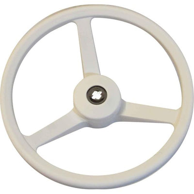 Ultraflex White Plastic Sports Steering Wheel (335mm)