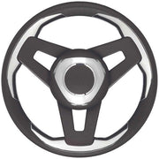 Ultraflex Black Aluminium Steering Wheel (Black Rim / 350mm / Hub) 4-V69559W 69559W