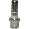Osculati Stainless Steel 316 Hose Tail (1/2" BSPT Male to 15mm Hose) 422634 17.306.02
