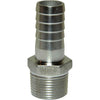 Osculati Stainless Steel 316 Hose Tail (3/4" BSPT Male to 20mm Hose) 422645 17.306.04