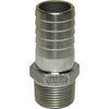 Osculati Stainless Steel 316 Hose Tail (3/4" BSPT Male to 25mm Hose) 422647 17.306.05