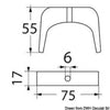 "U" shape leg for 40/60 HP
