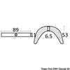 "U" shape leg for 70/100 HP