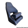 Ergonomic padded seat with Flip UP RM52 Dark blue