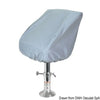 Fabric single-seat grey cover 60x60x65cm 300D