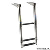 Telescopic standard ladder AISI316 black 3 steps