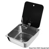 Sink w/tinted glass lid 325x350 mm