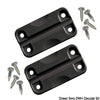 Spare pair plastic black hinges f.IGLOO ice makers