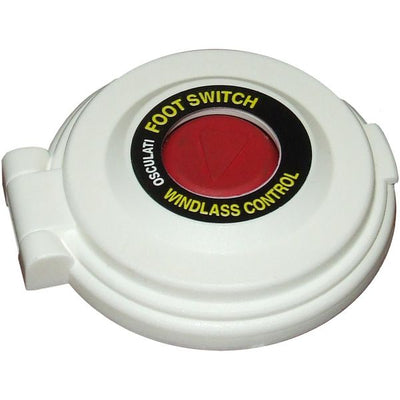Osculati Waterproof Foot Switch (White with Red / 12 & 24V) 711603 02.342.03