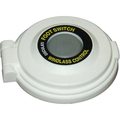 Osculati Waterproof Foot Switch (White with Grey / 12 & 24V) 711604 02.342.04