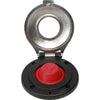 Osculati Waterproof Foot Switch (Black & SS with Red / 12V/24V) 711605 02.344.01