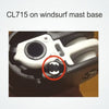 Clamcleat CL715 - Alloy Insert Cleat for ropes 3-5mm