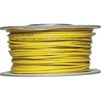 Oceanflex Tinned Thin Wall Cable for LEDs (Yellow / 1mm² / 100m)