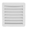 Can SB Plastic Louvred Vent 118 x 118mm White