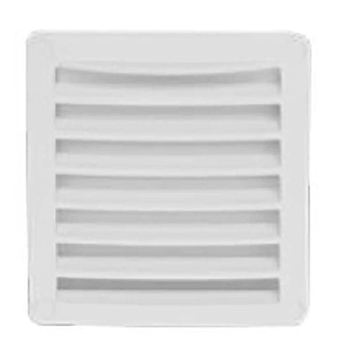 Can SB Plastic Louvred Vent 118 x 118mm White