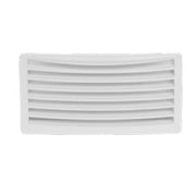 Can SB Plastic Louvred Vent 236 x 118mm White 813545 .21.1050