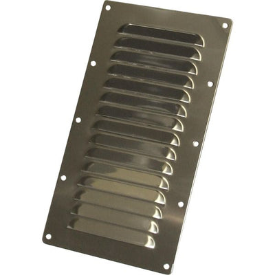 Osculati Stainless Steel Louvered Air Vent (127mm x 232mm) 813584 53.021.04