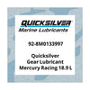 Quicksilver Gear Lubricant Mercury Racing 18.9 L