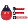 A1 Spherical Fender Buoy - White - 30cm x 38cm