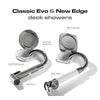 Classic Evo deck shower Tiger PVC hose 4m white
