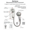 Adriana recess-fit deck shower