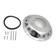 AAA Mushroom Air Vent (228mm OD / Stainless Steel with Clear Centre)