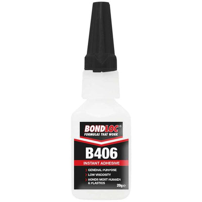 Bondloc B406 Rubber and Plastic Bonder Adhesive (20g) B406 B406-20g