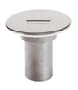 VETUS Stainless steel filler cap for hose Ø 38 mm, cover Ø 87 mm.