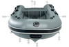 Spares for Quicksilver ALU-RIB ULTRALIGHT 270/290 Inflatable Boat
