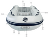 Spares for Quicksilver ALU-RIB PVC 320/350 Inflatable Boat