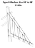Holt Lazy Jack Kit - for Boats from 32' To 38' - FULL KIT including Fastenings