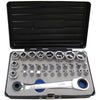 Laser Tools Socket and Bit Set 1/4" Drive (31-Piece) LT-6717 6717
