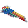 Laser Tools Colour Coded Star Key Set with Ball End 9-Piece (T10-T50) LT-7873 7873