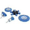 Laser Tools Nylon Abrasive Filament Brush Set (5-Pieces) LT-8133 8133