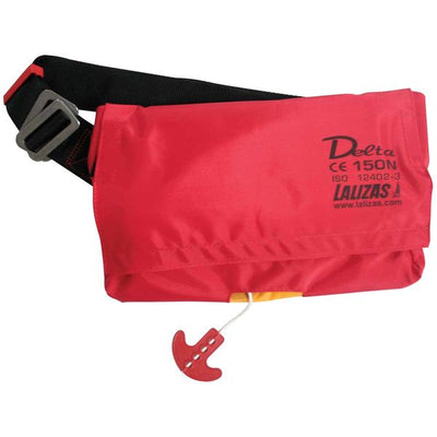 Delta Inflatable Lifejacket Manual Belt Pack 150N ISO Adult Red LZ-71109 71109