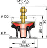 VETUS hydraulic engine mounting (MITSTEUN)