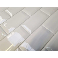 Reco Bevelled White Tile Wall Panel 1220(W) x 2440mm(H) PVC